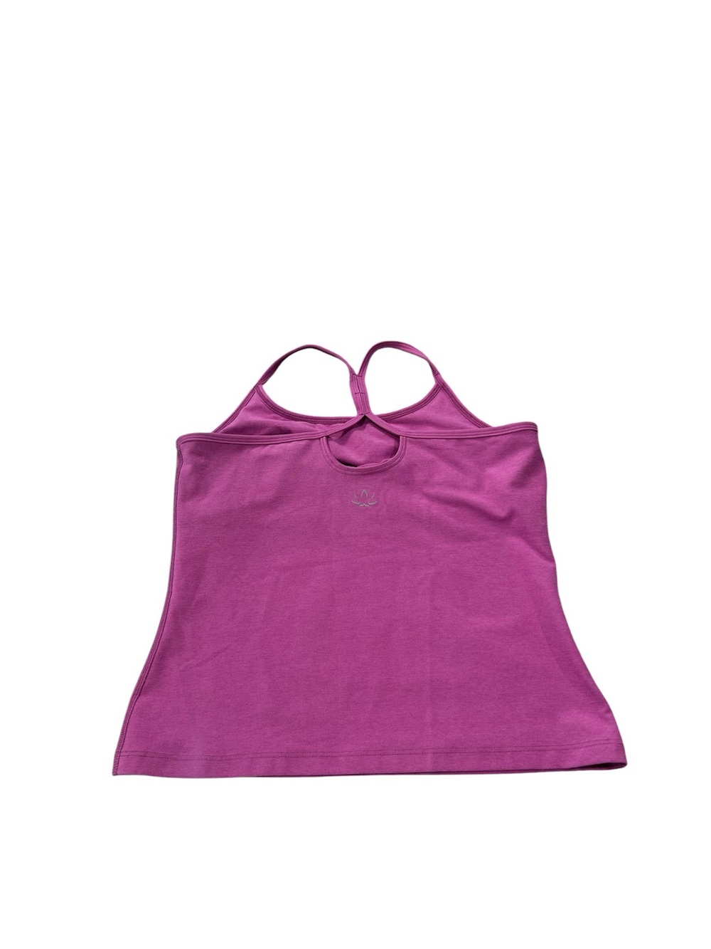 Beyond Yoga Spacedye Slim Racerback Cropped Tank Top Sz M in Pink Heather - Picture 3 of 11